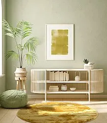Pyöreä matot - Aranga Super Soft Fur (ochre)