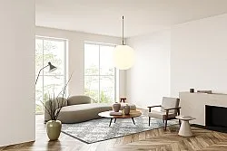 Shaggy Indoor-Outdoor - Hampton (harmaa)