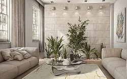 Wilton-matto - Vieste (beige/kulta)