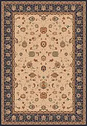 Wilton-matto - Angelica (beige/laivastonsininen)