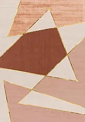 Wilton-matto - Jade (beige/vaaleanpunainen)