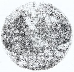 Pyöreä matot - Janjira (silver)