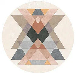 Pyöreät matot - Jeral (beige/multi)