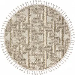 Pyöreä matot - Indoor/Outdoor Lennon (beige)