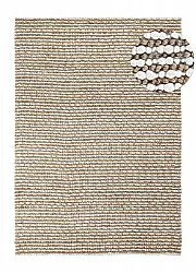 Juutti-matto - Bally Jute/wool Bubble (luonto/valkoinen)