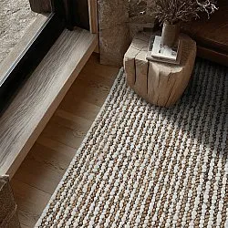 Juutti-matto - Bally Jute/wool Bubble (luonto/valkoinen)