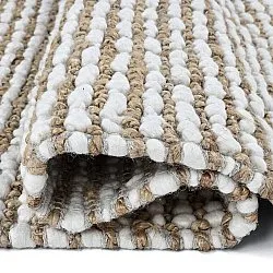 Juutti-matto - Bally Jute/wool Bubble (luonto/valkoinen)