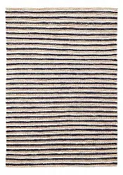 Juutti-matto - Howrah Braided Jute (luonnonvalkoinen/musta)