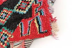 Marokkolainen Kilim matto Boucherouite 300 x 120 cm