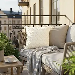 Tyynyliina - Doria (luonnonvalkoinen)