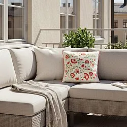 Tyynyliina - Kalmar Embroidered Cushion Cover (multi)