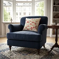 Tyynyliina - Kalmar Embroidered Cushion Cover (multi)