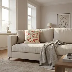 Tyynyliina - Kalmar Embroidered Cushion Cover (multi)