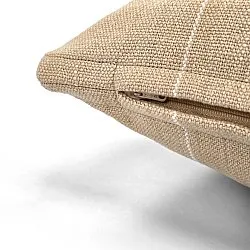 Tyynyliina - Martina Stripe (beige/valkoinen)