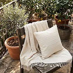Tyynyliina - Nalani cotton cushion cover (kerma)