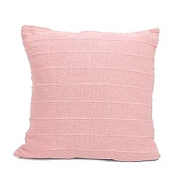 Tyynyliina - Nalani cotton cushion cover (vaaleanpunainen)