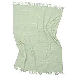Viltit - Nalani cotton throw (vaaleanvihreä)