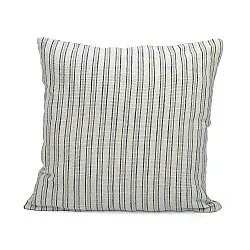 Tyynyliina - Rumi stripe cotton cushion cover (kermanvärinen/tummansininen/vaaleanvihreä)