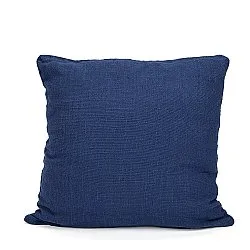 Tyynyliina - Veya cotton cushion cover (tummansininen)