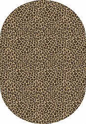 Soikea matto - Leopard (ruskea)