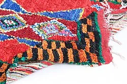 Marokkolainen Kilim matto Boucherouite 315 x 120 cm