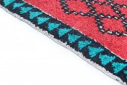 Marokkolainen Kilim matto Boucherouite 370 x 170 cm