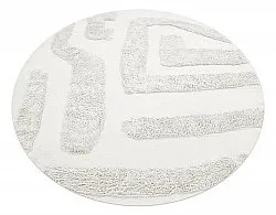 Pyöreä matot - Alexa Natural Cotton Shaggy (offwhite)