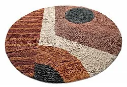 Pyöreä matot - Alpe Natural Cotton Shaggy (multi)