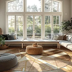 Pyöreät matot - Amasra (beige)