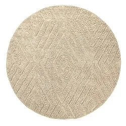 Pyöreä matot - Amberley Natural Cotton Shaggy (beige)