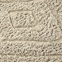 Pyöreä matot - Amberley Natural Cotton Shaggy (beige)