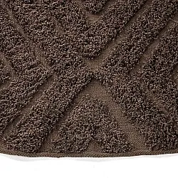 Pyöreä matot - Amberley Natural Cotton Shaggy (ruskea)