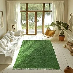 Ryijymatot - Amberley Natural Cotton Shaggy (vihreä)