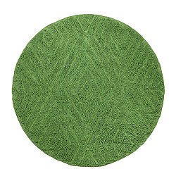 Pyöreä matot - Amberley Natural Cotton Shaggy (vihreä)