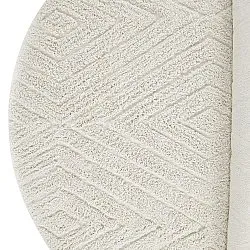 Pyöreä matot - Amberley Natural Cotton Shaggy (luonnonvalkoinen)