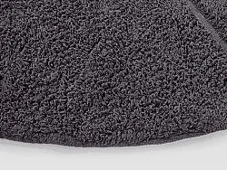 Pyöreä matot - Andrea Natural Cotton Shaggy (musta)