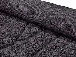 Pyöreä matot - Andrea Natural Cotton Shaggy (musta)
