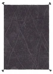 Ryijymatot - Andrea Natural Cotton Shaggy (musta)