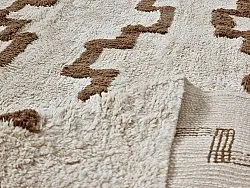 Pyöreä matot - Arlon Natural Cotton Shaggy (beige)