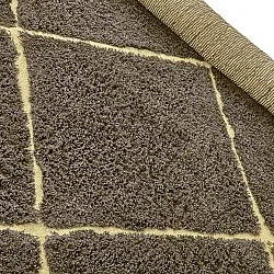 Ryijymatot - Bellevue Natural Cotton Shaggy (ruskea/keltainen)