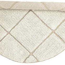 Pyöreä matot - Bellevue Natural Cotton Shaggy (luonnonvalkoinen/beige)