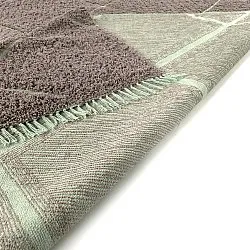 Ryijymatot - Bellevue Natural Cotton Shaggy (taupe/vihreä)
