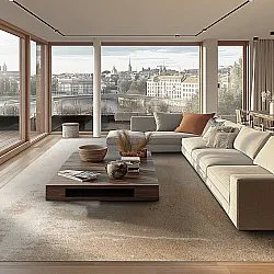 Wilton-matto - Bornos (harmaa/beige)