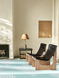 Wilton-matto - Carmen (vaaleansininen/valkoinen)