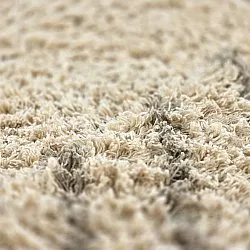 Ryijymatot - Cataya Natural Cotton Shaggy (beige/tape)