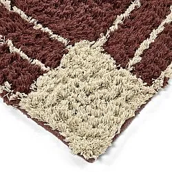 Ryijymatot - Cataya Natural Cotton Shaggy (ruskea/beige)