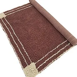 Ryijymatot - Cataya Natural Cotton Shaggy (ruskea/beige)