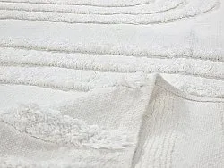 Ryijymatot - Como Natural Cotton Shaggy (offwhite)