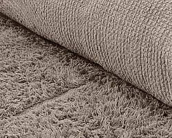 Pyöreä matot - Cremona Natural Cotton Shaggy (taupe)