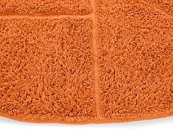 Pyöreä matot - Cremona Natural Cotton Shaggy (oranssi)